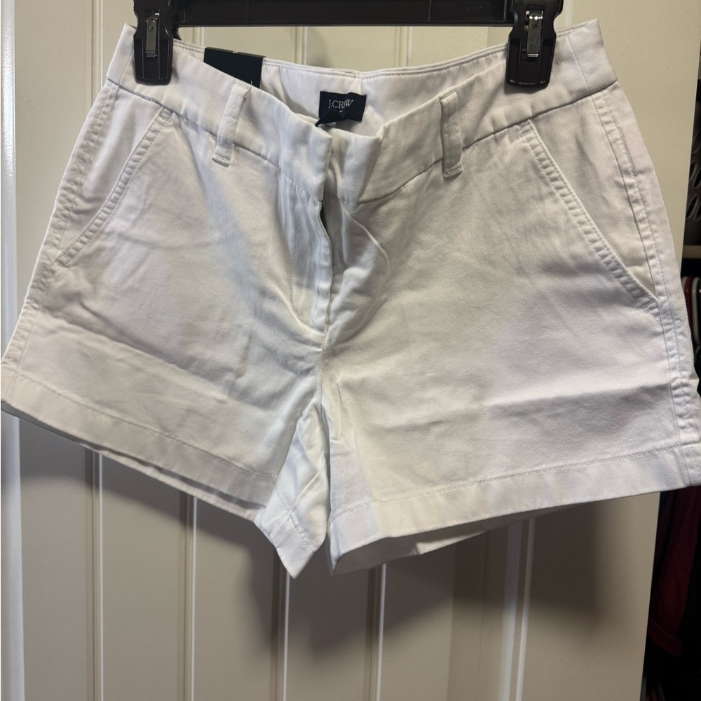 J. Crew Women's Classic White Bermudas